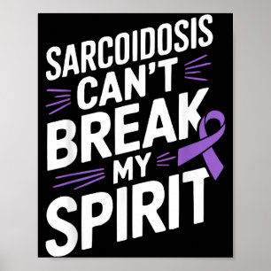 Poster Conscience de la sarcoïdose Maladie Invalidité Rub