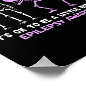 Poster Conscience de l'épilepsie C'est bien d'être un peu (Coin)