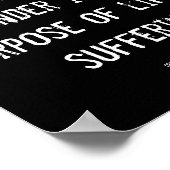 Poster Conscience de l'objet de la vie Citation inspirant (Coin)