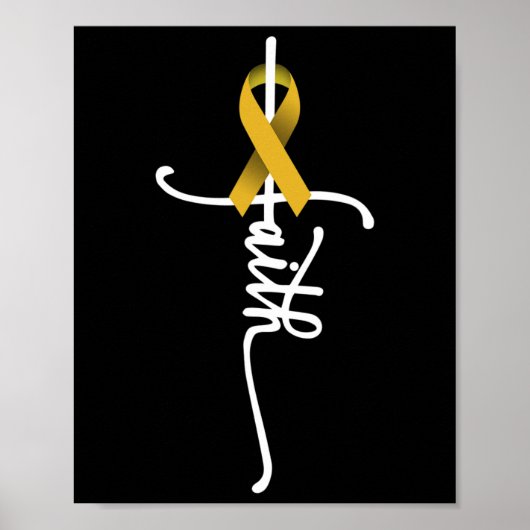 Poster Conscience du cancer chez l'enfant Sensibilisation (Devant)