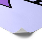 Poster Conscience du syndrome de Rett : combattre pour la (Coin)