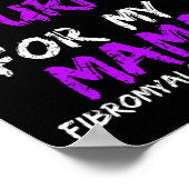 Poster Conscience Je Porte Du Violet Pour Ma Mama 5 (Coin)