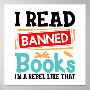 Poster Conscientisation à la Littérature Rebelle de Livre