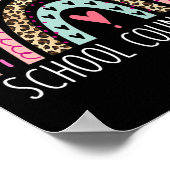 Poster Conseil Arc-En-Ciel Retour À L'École (Coin)