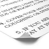 Poster Conseil Covid-19 (Coin)