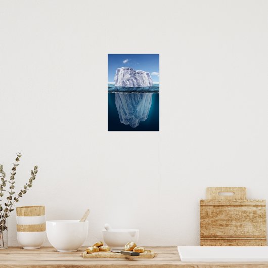 Poster Conseil de l'iceberg (Cuisine)