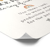 Poster conseil d'ensoleillement de boho pour le signe de  (Coin)