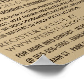 Poster Conseil des échecs, Club des échecs Publicité (Coin)