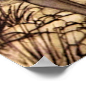 Poster Conseil d'un Caterpillar (1916) par A. Rackham (Coin)