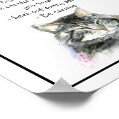 Poster Conseil d'un Humour animal amusant de chats (Coin)