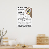 Poster Conseil d'un secteur pour l'apprentissage en ligne (Cuisine)