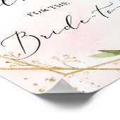 Poster Conseil floral bourguignon pour la mariée à signer (Coin)