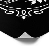 Poster conseil mignon de l'art de mots de vache Pays (Coin)