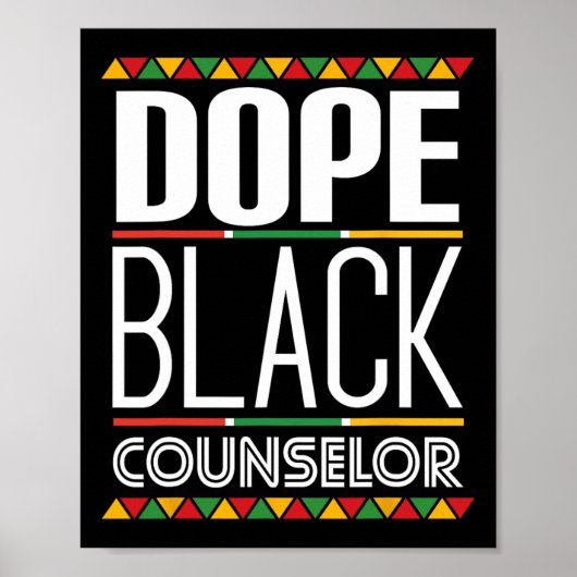 Poster Conseil noir de drogue Mois de l'histoire noire (Devant)