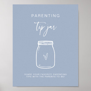 Poster Conseil parental Panneau Jar Baby shower Décor de 