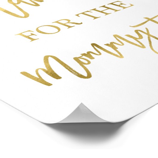 Poster Conseil pour la maman d'être (Coin)