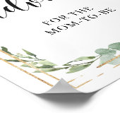 Poster Conseil pour la maman-to-be jeu de signes succulen (Coin)