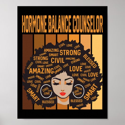 Poster Conseiller de lancement d'hormone Mois de l'histoi (Devant)
