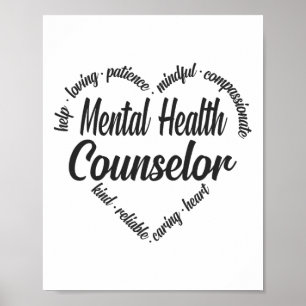 Poster Conseiller en santé Langue du coeur Cloud 1