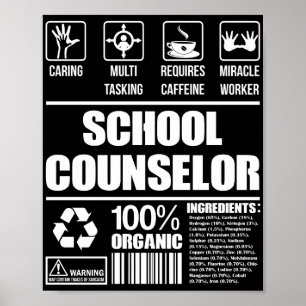 Poster Conseiller scolaire 100% Bio