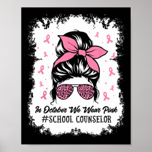 Poster Conseiller scolaire Messy Bun Bun Sensibilisation