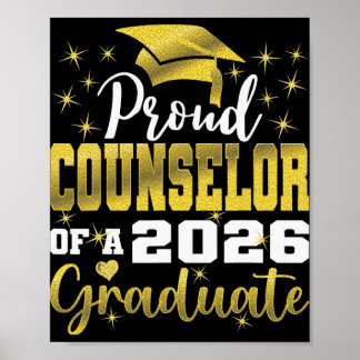 Poster Conseiller Super Fier De Diplômé Senior De 2026