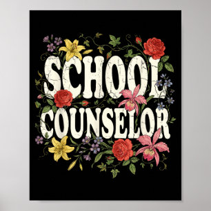 Poster Conseillère scolaire drôle appréciation femmes