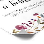 Poster Conseils de mariage Message dans une bouteille Flo (Coin)