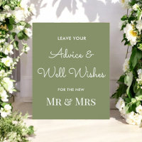Conseils de mariage Vœux sages Vert sauge 