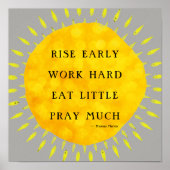 Poster Conseils de vie (Devant)