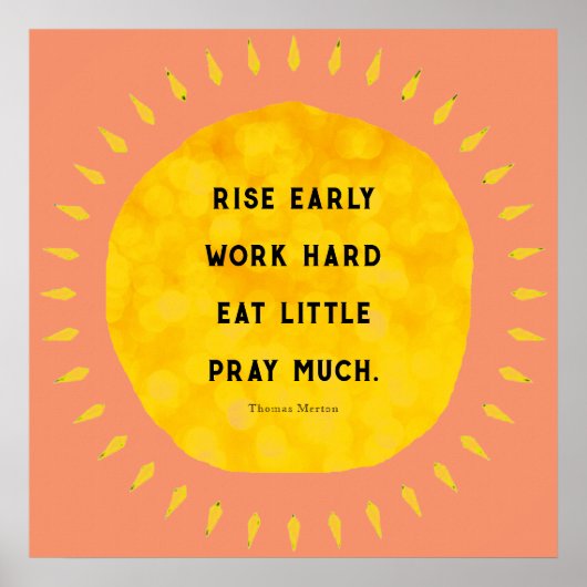 Poster Conseils de vie (Devant)