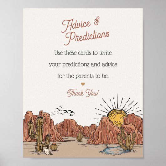 Poster Conseils de Wild West Rodeo pour le panneau baby s (Devant)