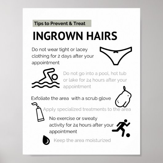 Poster Conseils et prévention pour les cheveux cultivés (Devant)