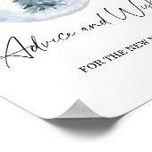 Poster Conseils et souhaits d'hiver pour l'affiche des je (Coin)