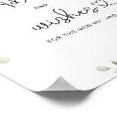 Poster Conseils et souhaits fleur sauvage pour l'affiche  (Coin)