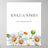 Poster Conseils et souhaits pour les jeunes mariés (Devant)