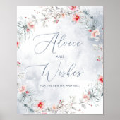 Poster Conseils et souhaits pour les jeunes mariés (Devant)