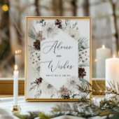 Poster Conseils et vœux de feuillage persistant d'hiver p