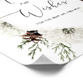 Poster Conseils et vœux de feuillage persistant hivernal  (Coin)