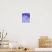 Poster Conseils et vœux de lavande violette bleue (Cuisine)