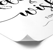 Poster Conseils et voeux mariage signe 8x10 (Coin)