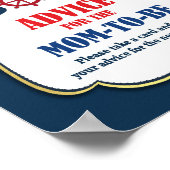 Poster Conseils pour la maman d'être Baby shower Activité (Coin)