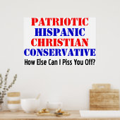 Poster Conservateur hispanique ! (Cuisine)