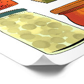Poster Conservation de cornichons dans le garde-manger (Coin)