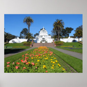 Poster Conservatoire de San Francisco des fleurs
