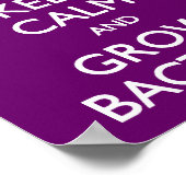 Poster Conserver Bactéries à croissance calme (Coin)