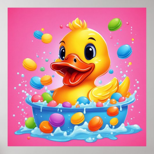 Poster Conserver la conception ou la conception de Canard (Devant)