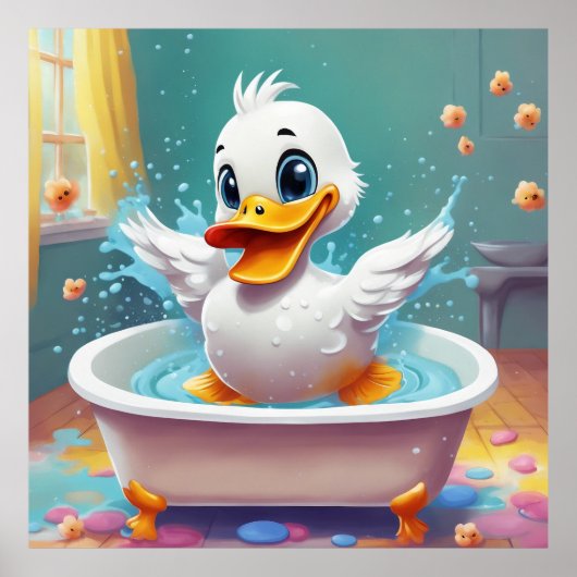 Poster Conserver la conception ou la conception de Canard (Devant)