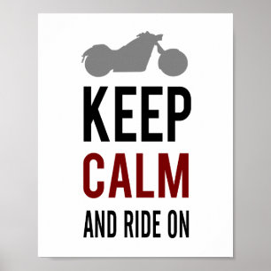 Poster Conserver le calm Ride (taille d'image standard)