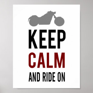 Poster Conserver le calm Ride (taille d'image standard)
